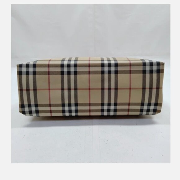 Burberry London Tote Bag Brown PVC - Picture 5 of 9